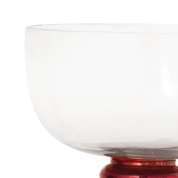 Melrose Bowl, Small Antique Red Artifact And Clear